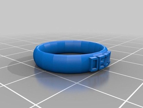 il mio personalizzato anello banda script di creazione uk dimensioni personalizzazione anelli 3d print model - Mito3D