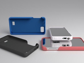 fairphone caso -v2- móveis 3d-caso fairphone-csae handyhlle huelle mais fino 3d print model - Mito3D