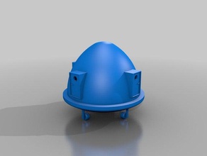 inicial de la base marte los edificios estructuras makerbotmars 3d print model - Mito3D