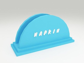 napkin holder 3 household customizer 3d print model - Mito3D