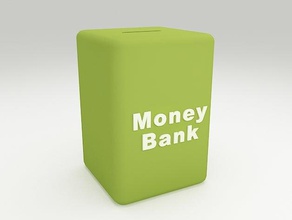 money bank lock cap household customizer 3d print model - Mito3D