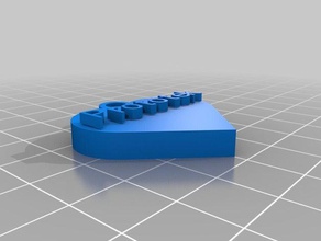 heart pendant2 customized 3d print model - Mito3D