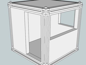 Fertighaus Spielzeug Haus Gebäude & Strukturen home Modell zu Hause prefab self-assembly 3d print model - Mito3D