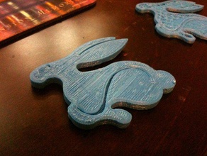 emblema vw rabbit outros ornamento 3d print model - Mito3D