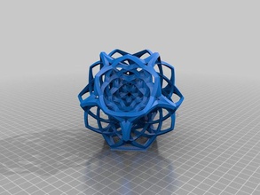 woven Dodekaeder math Kunst 3d-drucken fraktal Polyeder replicator2 3d print model - Mito3D