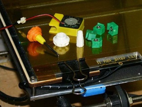 tiny stuff reprap 3d printer accessories accessory cooling fan hotbed mendel mount screw 3d print model - Mito3D