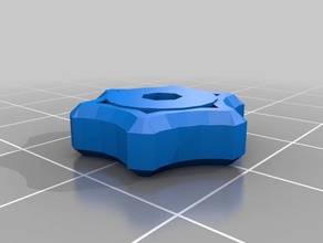 pomello m4 bullone mano strumenti personalizzato 3d print model - Mito3D