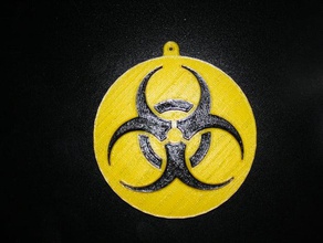 biohazard symbole d'autres 3d print model - Mito3D