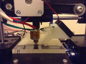 qu-bd, una, dos, hasta la tuerca de retención montaje del ventilador 3d impresora accesorios conducto uno-up qubd dos 3d print model - Mito3D