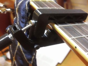 ukulele capo music screw 3d print model - Mito3D