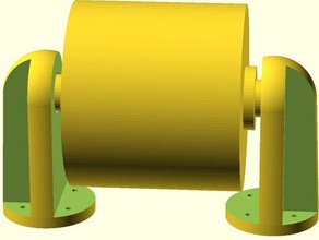 toilet paper holder other bathroom household openscad useful 3d print model - Mito3D