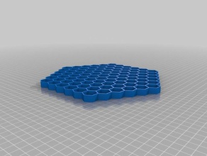 honeycomb tile organization customized 3d print model - Mito3D