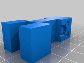 parametric creeper- 2mm toys games customized 3d print model - Mito3D