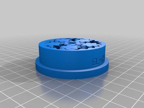 customized gear bearing flange parts 3d print model - Mito3D
