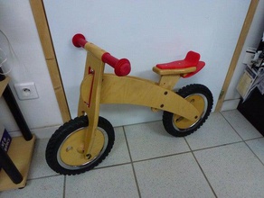 dandy-caballo draisienne bicicleta guardabarros silla de montar los juguetes juegos 3d print model - Mito3D