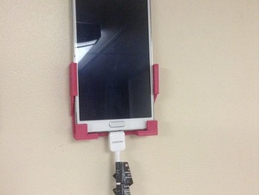 galaxy note 3 de montagem na parede móveis telefone samsung 3d print model - Mito3D