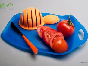 guida taglio per verdura tonda strumento di tecnologia assistiva non vedenti household 3d print model - Mito3D
