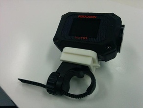 jvc adixxion moto adaptador de montagem câmera cateye 3d print model - Mito3D