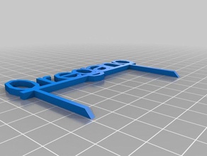 l'origan jardin signer plein air personnalisé 3d print model - Mito3D