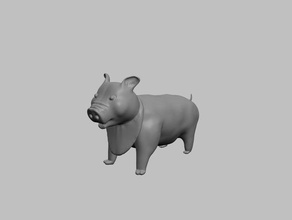 domuz 3d baskı 3d print model - Mito3D