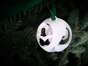 abrir la fuente de decoración navidad bola en licuadora firefox gimp linux oficina ornamento árbol vlc 3d print model - Mito3D