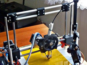 z-axis double rod stabilizer printrbot 3d printer accessories frame part reprap stabiliser 3d print model - Mito3D