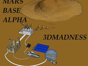 marte base alfa a física astronomia colônias makerbotmars vapor haste sustainableenergy tvy 3d print model - Mito3D