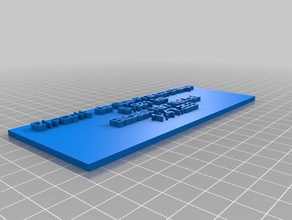 francorchamps segno i segni loghi personalizzato 3d print model - Mito3D