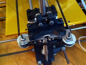 pulley extenders huxley 3d printer parts fix mini-mendel reprap mini mendel openscad upgrade 3d print model - Mito3D