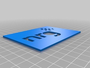 mon personnalisés pochoir-o-matic nrg art outils 3d print model - Mito3D