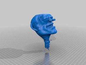 my scan 26 scans replicas character head human makerbotdigitizer sculpey sculpture 3d print model - Mito3D