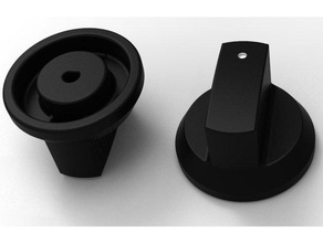 beffmaster bbq knob replacement parts 3d print model - Mito3D