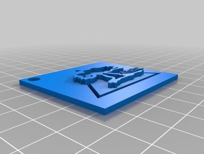 llavero pater keychains 3d print model - Mito3D