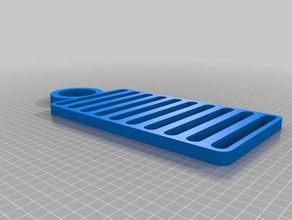 tie hanger organization 3d print model - Mito3D