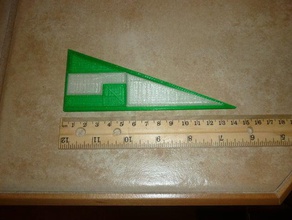 Dreieck nicht puzzle Rätsel 3d print model - Mito3D