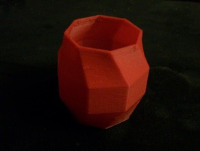 twisted vase Container 3d print model - Mito3D