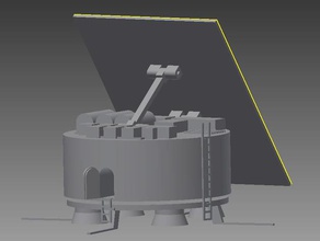 briscoe mars habitat physics astronomy makerbotmars 3d print model - Mito3D