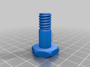 my customized nut job bolt washer threaded rod factory diy 3d print model - Mito3D