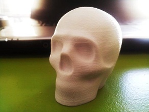 lisa imprimível crânio esculturas o blender ossos elvis a cabeça humano esqueleto supportless 3d print model - Mito3D