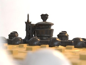 martian-base chess challenge set makerbotmars pieces steam stem tvy 3d print model - Mito3D