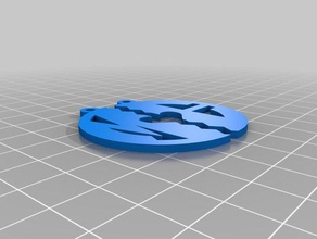 metà cuore monogram pendant 5 gioielli personalizzato 3d print model - Mito3D