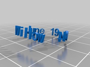 willow 8 anelli personalizzato 3d print model - Mito3D