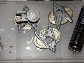 star trek ring ding jewelry 3d print model - Mito3D