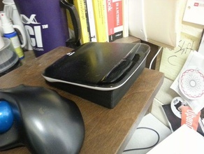 logitech trackpad stand office ergonomic 3d print model - Mito3D