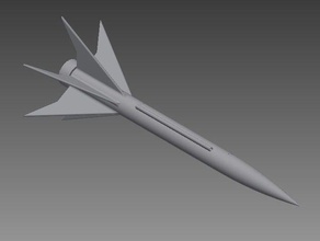 modelo de cohete deporte al aire libre estes 3d print model - Mito3D