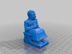 piccolo orsacchiotto di gudea art mashup 3d print model - Mito3D