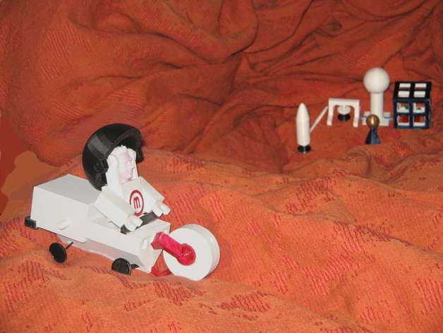 bre de l'espace base sur mars d'autres d'action les figurines l'astronaute la balle pettis, scan 3d scanner buggy voiture digger dune conjointe makerbotmars rover nasa fusée socket vapeur tige jouet jouets tvy 3D print model - Mito3D