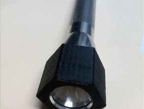maglight cap parts flashlight 3d print model - Mito3D