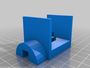 cavo di alimentazione tabella clip office personalizzato 3d print model - Mito3D