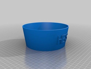 hes bowl pets customized 3d print model - Mito3D